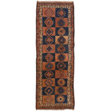 Vintage One-of-a-Kind 4' X 11'7" Area Rug