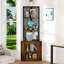 Armoire de coin 65 po, 6 niveaux, support à vin pour la maison - Standard