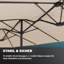 Carrine 460cm Market Parasol-1851020537