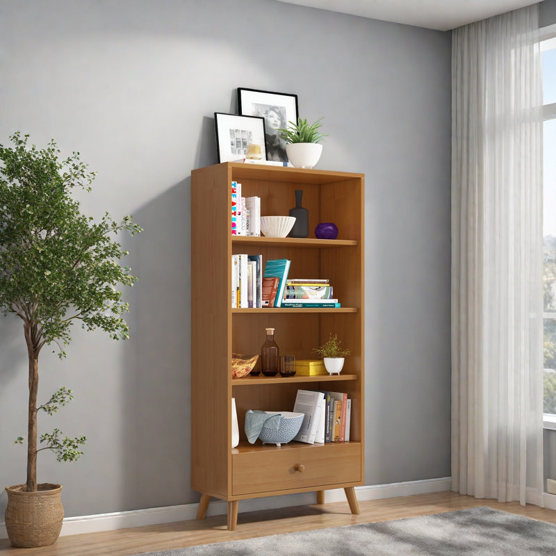 Wilmar, Brun, (4 tablettes) H 59 po x l 27,5 po x P 11,8 po