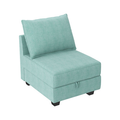 Modern Middle Seat Module For Modular Sofa Customizable Sectional Sofa