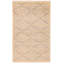 Tapis unique en laine beige / gris nouvel âge 4 pi 0 po x 6 pi 0 po Latosha