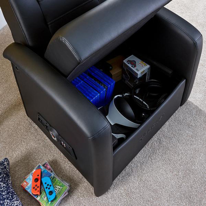 X Rocker Shift Storage Ottoman