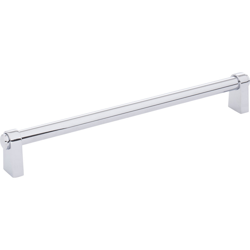 Lawrence Bar Pull, Polished Chrome, 8 13/16" Center To Center