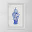 « blue vase », reproduction encadrée-26154436