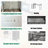47.3"Office Desk With Power Outlet,3 Drawers,Side Pocket, Study Desk Easy To Assemble,Frame Stability Reversible For Home Desk, Company Computer Desk, Game Table,Vanity Table