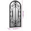 Abdourahman Metal Flat Wall Mirror-1397824435-1397824437