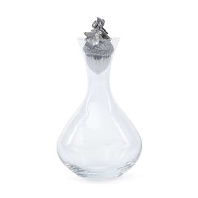 Fortenberry Glass Decanter with Pewter Acorn Stopper