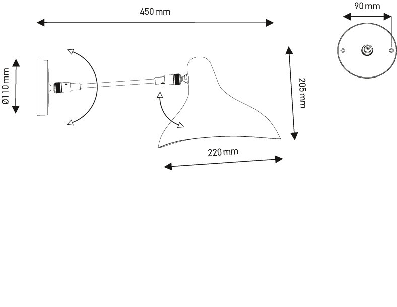 Mantis 1 - Light Swing Arm