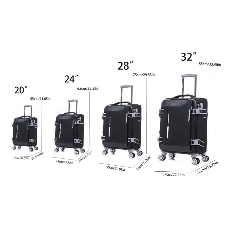 Ensemble de 4 valises légères Softside (20/24/28/32)