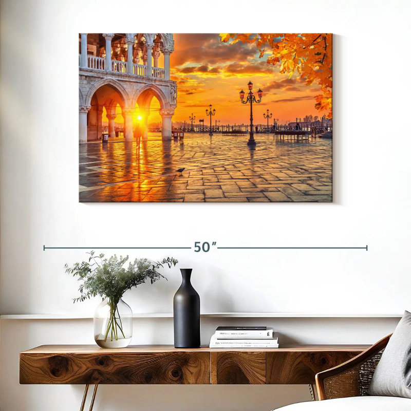 Ravi Piazza Di San Marco, H 26 po x l 39 po