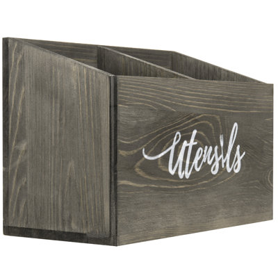 Metal Rectangle Flatware Caddy