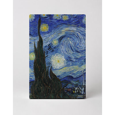 La nuit étoilée (1889) - Portrait, art mural sur toile
