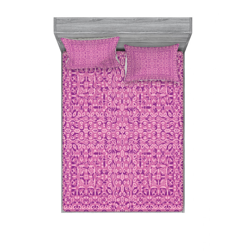 Microfiber Geometric Sheet Set