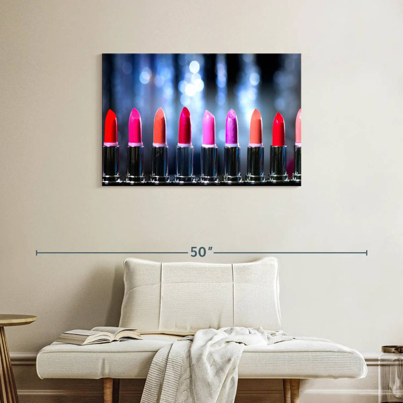Shuttleworth Glam Lipstick, 24" H x 36" W