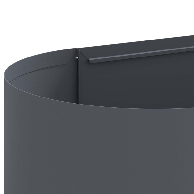 Raised Garden Bed, Anthracite, 40cm H x 280cm W x 40cm D