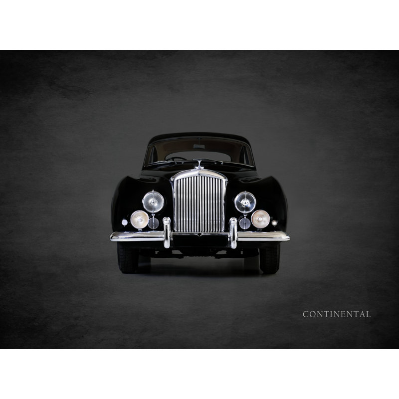 «Bentley Continental 1952» par Mark Rogan, reproduction sur toile tendue, H 36 po x l 48 po