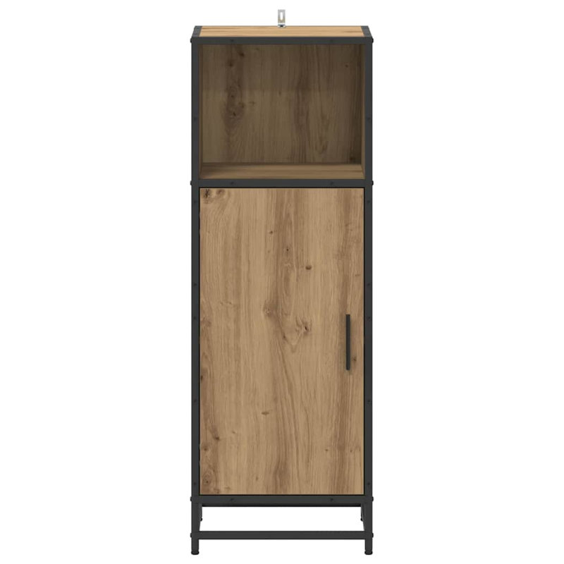 Bathroom Cabinet 35 X 37.5 X 100 Cm Engineered Wood, Oak