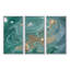 Nature verte et marbre doré - ensemble d'art mural sur toile Glam-111760696-111760697