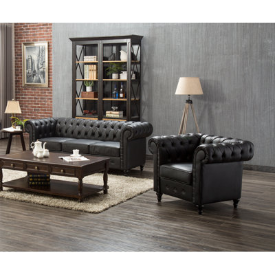 Teressa 2 - Piece Faux Leather Living Room Set