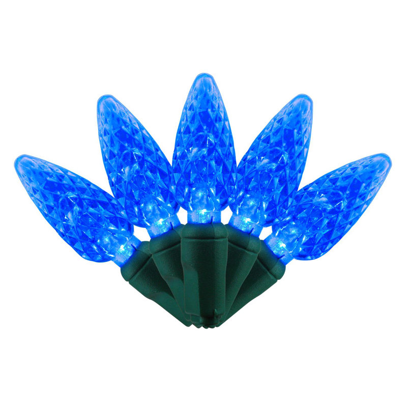 Guirlande de lumières de Noël 50 pi., Bleu
