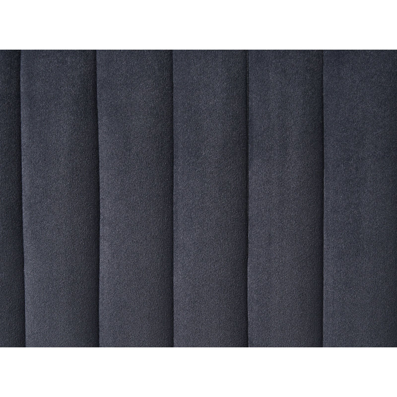 Benzant Velvet Upholstered Bench, Black