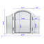 Miroir de coiffeuse Faustine