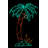 Palm Tree with Coconut Nautical Holiday Lighted Display