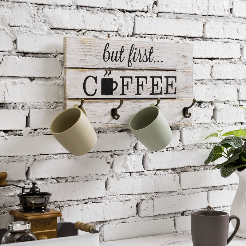 Wall Decor on Solid Wood, Rustic White