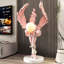 Lampes de plancher beige / rose + plastique blanc + résine + bois manufacturé-118377204