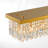 Anacelia 10-Light Dimmable Crystal Rectangle Chandelier for Kitchen Island and Dining Room, Modern Luxury Gold Ceiling Light-824478032-828284927