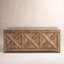 Console de rangement à pieds tournés rétro Country Country (4 tiroirs, 2 tablettes ouvertes)-616649683