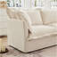 Canapé Koala LSF avec 1 coussin - crème-1319352236