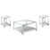 Alvord 3-Piece Mirrored Coffee And End Table Set Silver