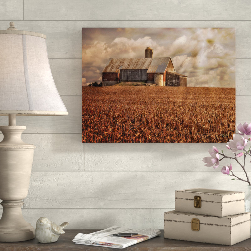 " Light For The Farm " by Lois Bryan, 18" H x 24" W x 2" D