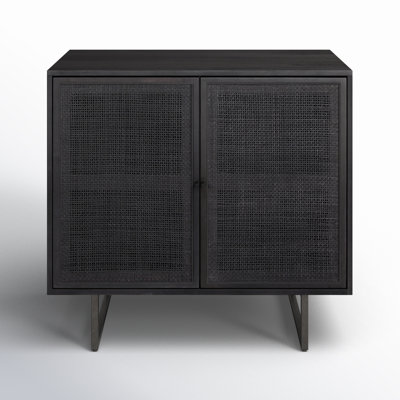 Jensi Solid Wood Storage Cabinet