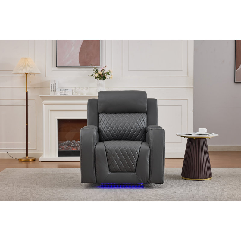 Fauteuil inclinable électrique Gainey, Gris