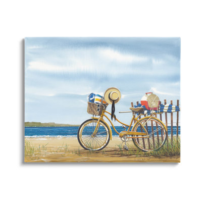 «Summer Bike Beach Day Waves» par John Rossini