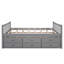Lit de jour simple avec lit gigogne et tiroirs de rangement, structure de canapé-lit peu encombrante pour chambre ou chambre d'amis, gris-1861575244-1861575246