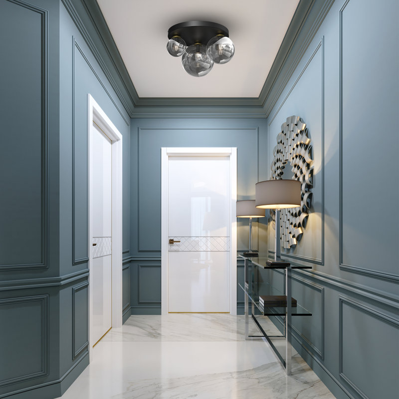 Reflex Glass Flush Mount