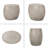 Outdoor Lightweight Concrete Side Table