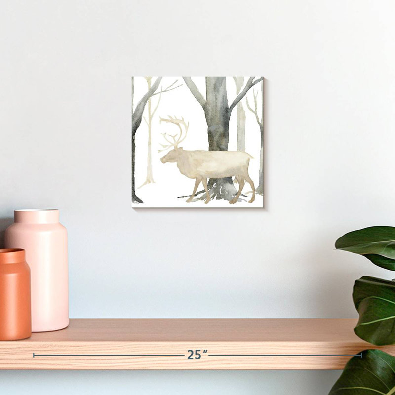 Brampt Winter Forest Elk, 10" H x 10" W