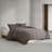 Calvin Klein Melange Flannel Solid Cotton Comforter Set-103249071-103249070