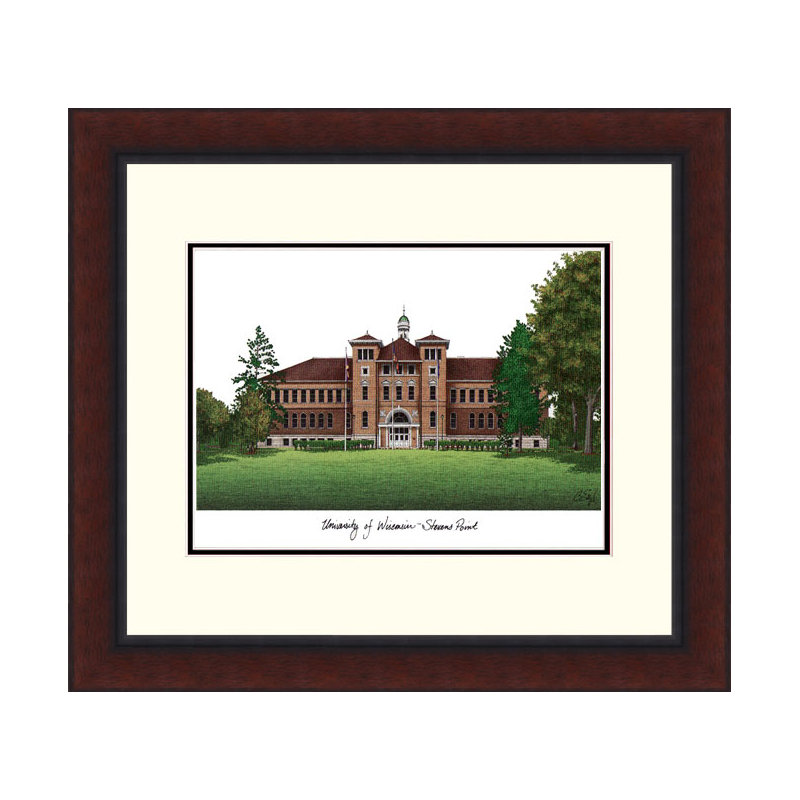Cadre photo de lithographie legacy alumnus-pointer wisconsin-stevens point NCAA