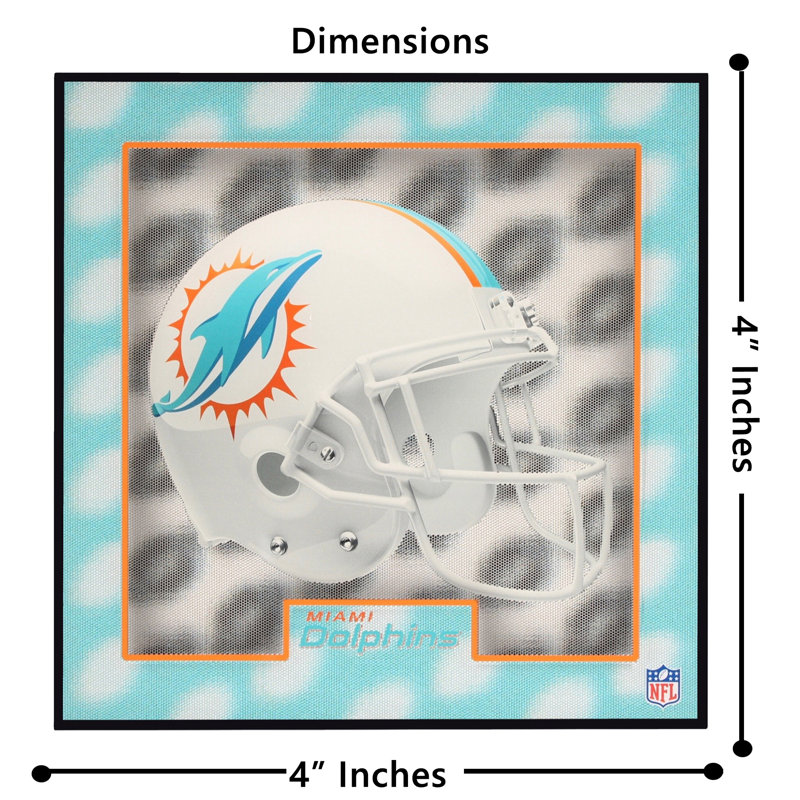 Sous-verre Miami Dolphins Helmet