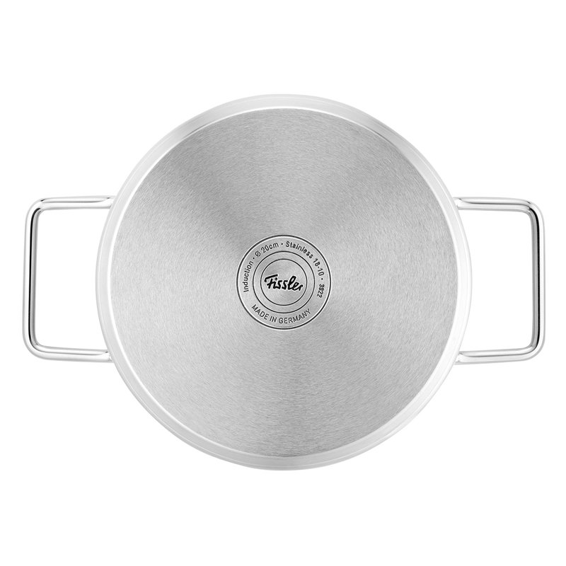 Fissler Pure Collection Stainless Steel Stock Pot with Metal Lid & Reviews