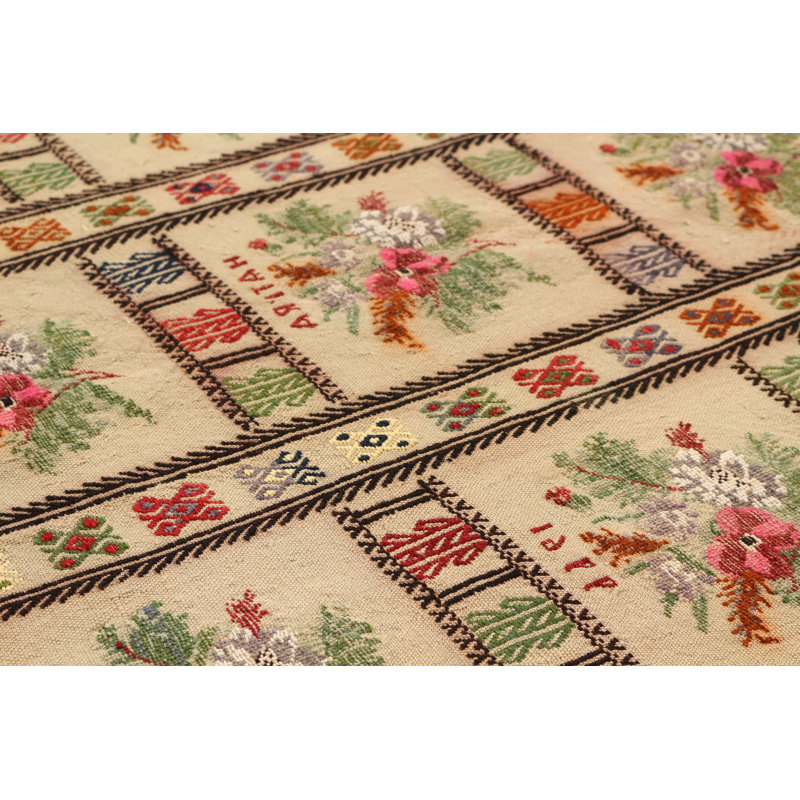 One-of-a-Kind 5'4" x 8' Hand Knotted Area Rug