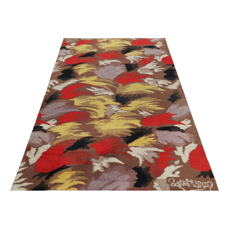 One-of-a-Kind 4'x6'11 Hand Knotted Area Rug
