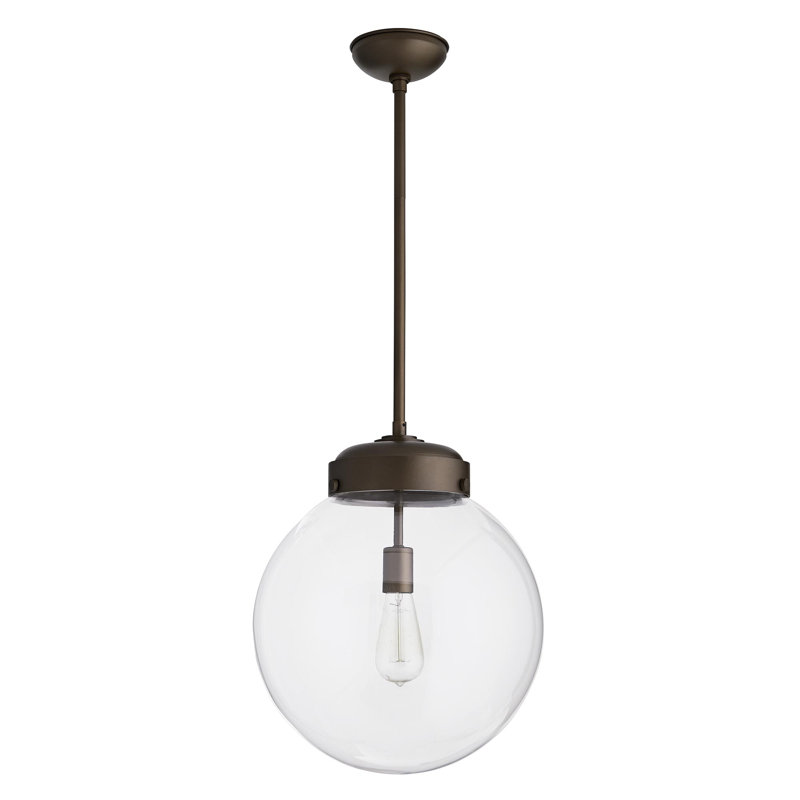 Reeves Outdoor Pendant, Aged Brass