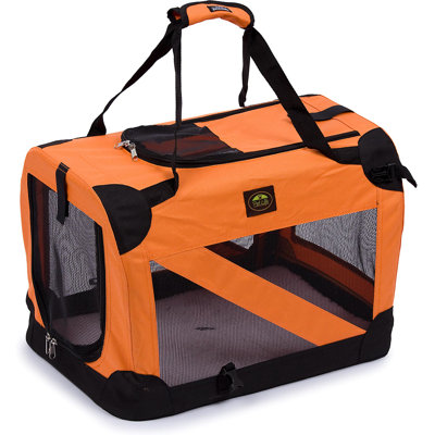  Zippered 360° Vista View Pet Soft-Sided Crate